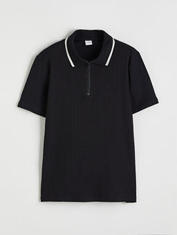 Polo Yaka Dokulu Erkek ?ocuk Ti??rt