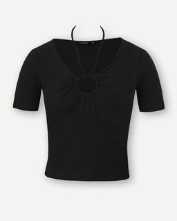 Приталенная блузка с завязками - Incity фото 2