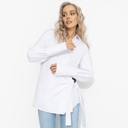 Рубашка на запах из хлопка, Переиграла всех - Charutti фото 18