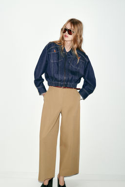 Z1975 DENIM BOMBER JACKET - Zara фото 12