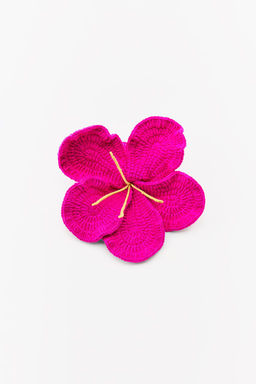 CROCHET FLORAL MAXI SCRUNCHIE - Zara фото 2