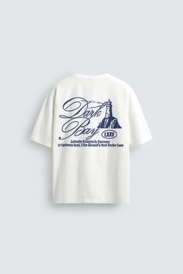 CAMISETA ESTAMPADOS COMBINADOS / Blanco roto - Zara фото 8