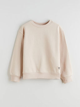 Bisiklet Yaka K?z ?ocuk Sweatshirt 2li