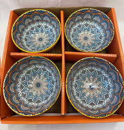 Салатник 6 штук 11,5х6 см / WY-3 /уп 20/ коробка PVC