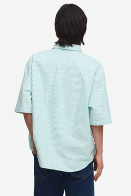 Camisa Oxford de manga corta Relaxed Fit - H&m фото 12