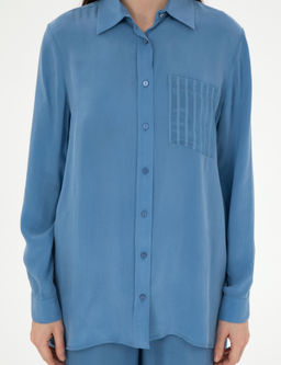 _ndigo Comfort Fit Uzun Kollu G_mlek - Pierre cardin фото 6