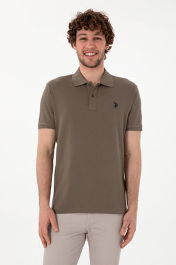 Erkek Slim Fit Polo Yaka Vizon Basic Ti__rt Sepette S_rpriz _ndirim - U.s. polo assn фото 8
