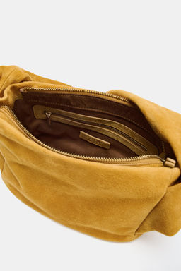 SPLIT SUEDE HANDBAG - Zara фото 13