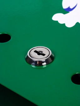 Ящик почтовый с замком, вертикальный "Филин", зеленый