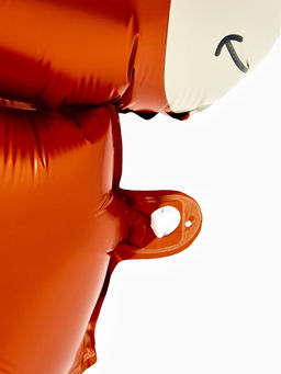 Цена за 2 шт. Воздушный шар фольгированный 3D 25" "Лошадка" цвет коричневый, под воздух