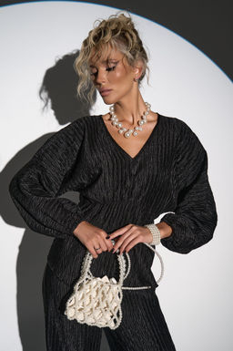 Блузон Маклен (чёрный) - Эльза фото 20