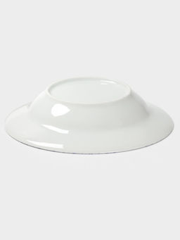 Тарелка глубокая Добрушский завод «Версаль», 250 мл, d=20 см, фарфор, белая, синяя