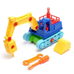 Конструктор Машина Экскаватор, 33 детали, МИКС - Simaland фото 9