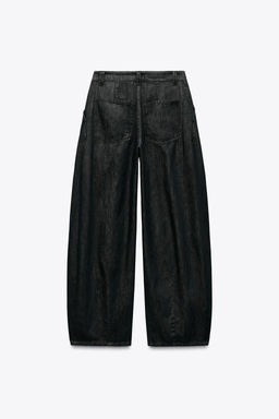 DENIM TROUSERS WITH DARTS - Zara фото 13