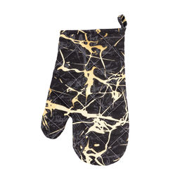 Прихватка Рукавичка 30х17 , стеганая, рогожка, 100 % хлопок, Мрамор 30х17