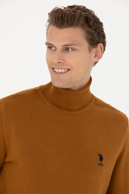 Мужской базовый свитер кокосового цвета - U.s. polo assn фото 8