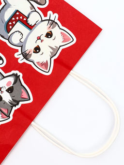 Цена за 2 шт. Пакет подарочный крафт Love 21×11×27 См