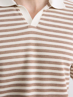 Polo Yaka ?izgili Erkek Ti??rt