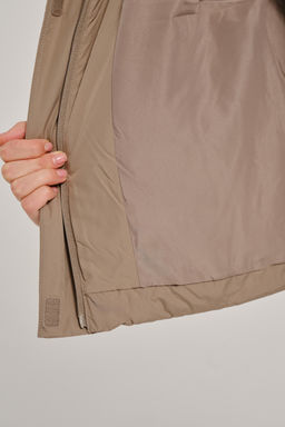 Пуховик короткий Светло-коричневый TRN Down Jacket - Anta фото 7