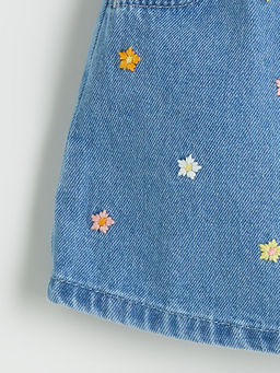 Beli Lastikli Nak??l? K?z ?ocuk Jean Etek