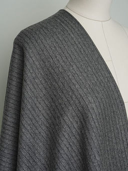 Шерсть костюмная Елочка-полоска цв.т.серый, ш.1.55м, шерсть-75%, п/э-25%, 230гр/м.кв - Купава фото 5