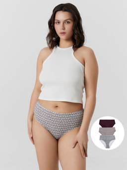 Трусы макси женские в наборе, 3 шт