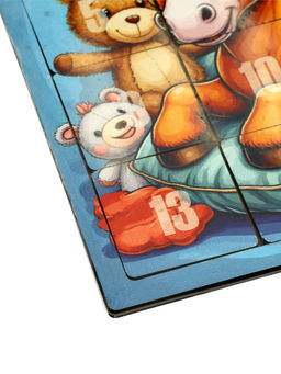 Настольная игра логическая Пятнашки. Лошадка с игрушками, 22?22 см, головоломка