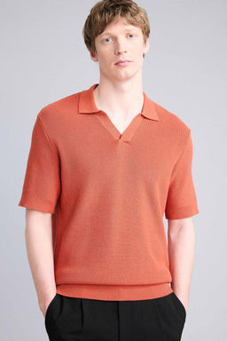 %100 Pamuk Standard Fit Triko Polo Ti__rt