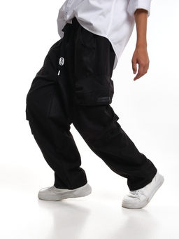 Брюки карго 33-91232 черный - Mini maxi фото 5