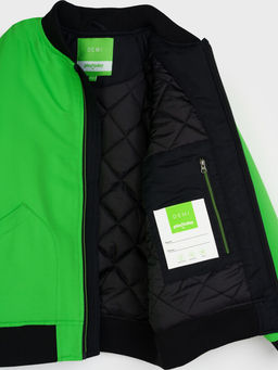 Бомбер PlayToday демисезонный для мальчика утеплитель 150 г/м²  фото 3