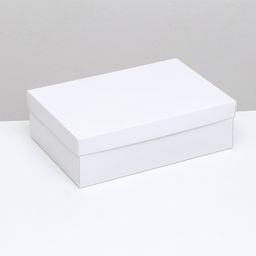 Цена за 5 шт. Коробка подарочная складная, упаковка, «Белая», 30×20×9 см