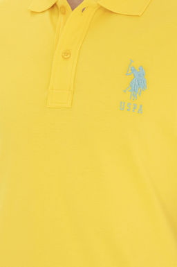 U. S. Polo Assn / Мужская желтая базовая футболка - U.s. polo assn фото 7