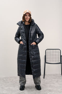 Пальто женское Лара черный - Yollochka фото 3