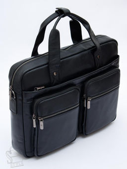 Портфель мужской кожаный 815XXL black Fuzhiniao