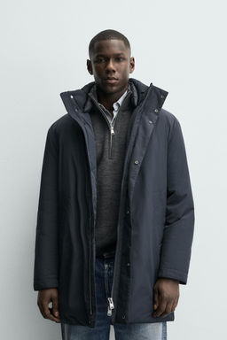 WATER-REPELLENT PADDED PARKA - Zara фото 2