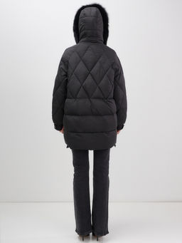 Куртка зимняя женская с мехом и капюшоном  Бренд: Visdeer  фото 15