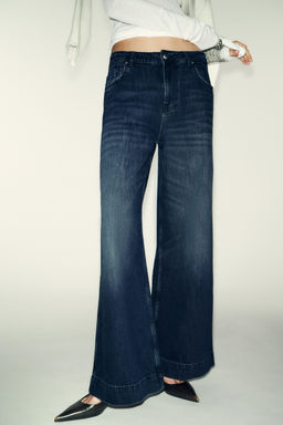 Z1975 LOOSE WIDE-LEG HIGH-WAIST JEANS - Zara фото 2