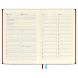 Ежедневник недатированный ESCALADA, А5, 160 л., арт. 63973/ 15 САРИФ КОРИЧНЕВЫЙ  фото 8