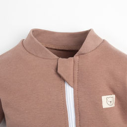 Комбинезон на молнии Крошка, Я BASIC LINE, рост 68-74 см, коричневый - Крошка я фото 5