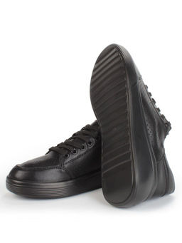 05-PDD180-6 BLACK Кроссовки женские (натуральная кожа) - Фабричный китай фото 14