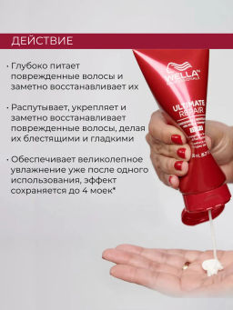 Кондиционер восстанавливающий 200 мл, Ultimate Repair Wella - Wella professionals фото 4