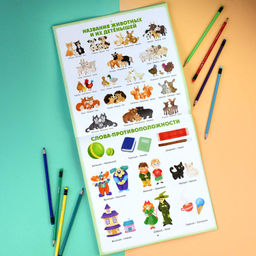 Комплект обучающих плакатов для детей. Серия "Комплект обучающих плакатов" арт. 63144 ПОДГОТОВКА К ШКОЛЕ