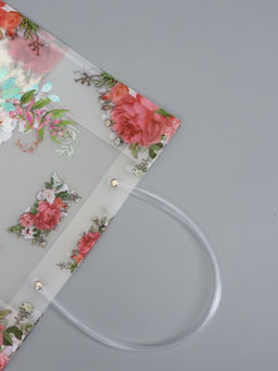 Пакет подарочный прозрачный , "Нежность" 30 х 26 х 12