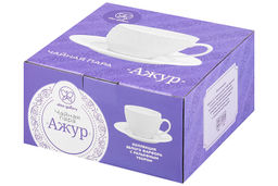 Чайн. пара 2 пр. 250 мл Ажур NEW BONE CHINA - Elan gallery фото 14