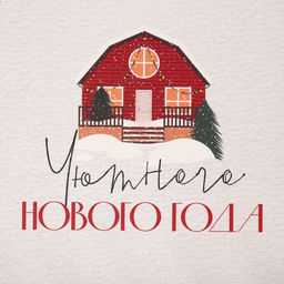 Цена за 5 шт. Коробка для кондитерских изделий новогодняя с пластиковой крышкой «Хюгге», 21×21×3 см