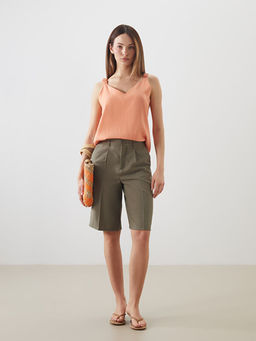 V Yaka Ask?l? Modal Kar???ml? Bluz