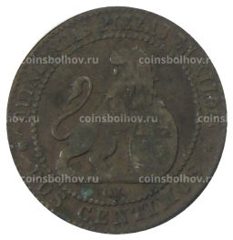 2 сентимо 1870 года Испания
