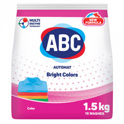 Стиральный порошок "ABC Цветной" 1500гр (Турция)