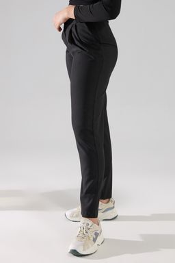 TRENDYOLMILLA Siyah Straight/Duz Kesim Pilili Dokuma Pantolon TWOSS19WX0017  фото 12