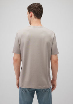 Strech Gri Basic Tisort